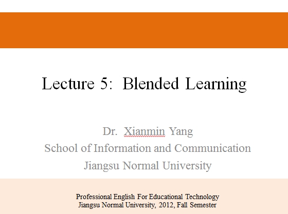 L5: Blended Learning